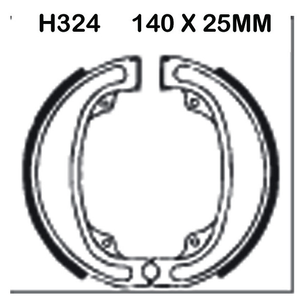 EBC EBC Brake Shoes H324